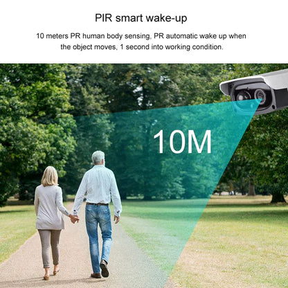 VESAFE VS-Y3 Outdoor HD 1080P Solar Power Security IP Camera, Support Motion Detection & PIR Wake up, IP66 Waterproof(White) by bashfashion