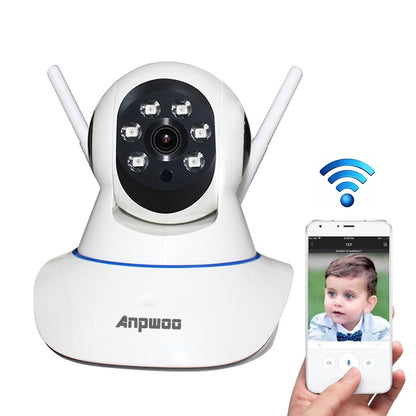 Anpwoo AP001 1.0MP 720P HD WiFi IP Camera, Support Motion Detection / Night Vision(White) by Anpwoo