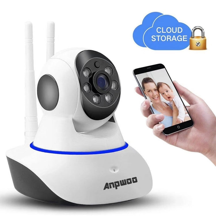 Anpwoo AP001 1.0MP 720P HD WiFi IP Camera, Support Motion Detection / Night Vision(White) by Anpwoo