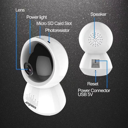 Anpwoo AP005 2.0MP 1080P 1/2.7 inch CMOS HD WiFi IP Camera, Support Motion Detection / Night Vision(White) by Anpwoo