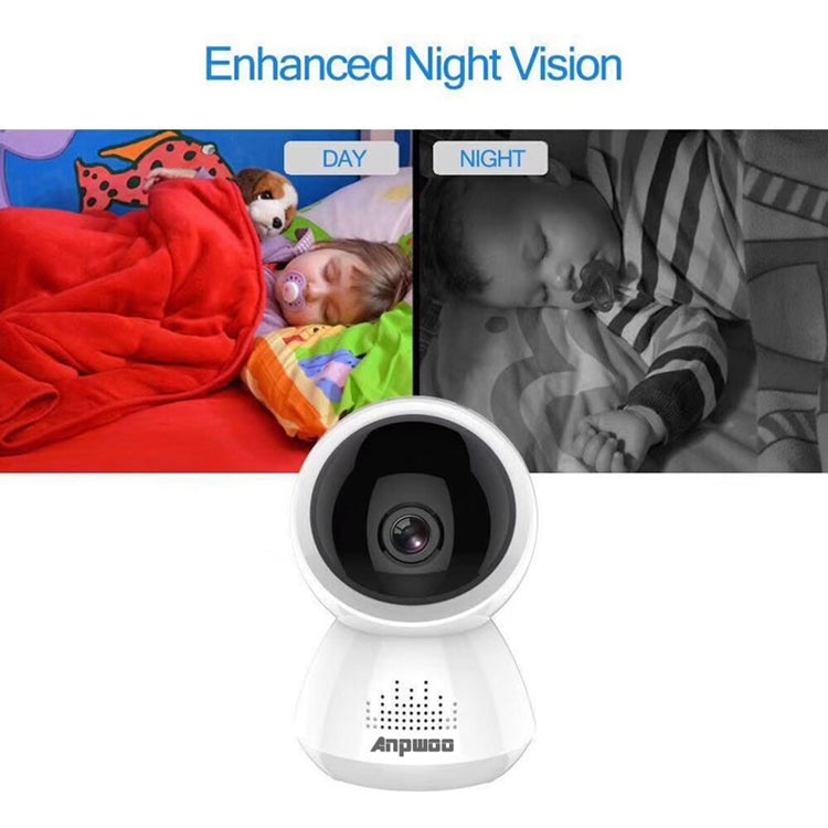 Anpwoo AP005 2.0MP 1080P 1/2.7 inch CMOS HD WiFi IP Camera, Support Motion Detection / Night Vision(White) by Anpwoo