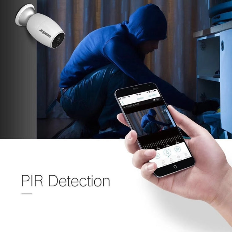 Anpwoo Cannon 1.3MP 960P 1/3 inch CMOS HD WiFi IP Camera With Tripod Holder, Support Motion Detection / Night Vision(White) by Anpwoo