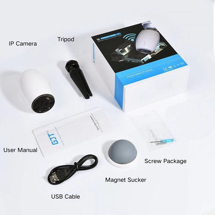 Anpwoo Cannon 1.3MP 960P 1/3 inch CMOS HD WiFi IP Camera With Tripod Holder, Support Motion Detection / Night Vision(White) by Anpwoo