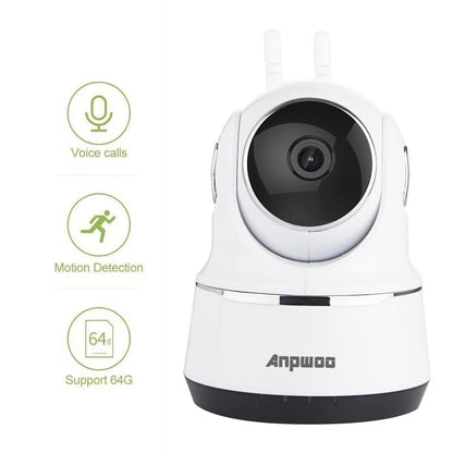 Anpwoo Guardian 2.0MP 1080P 1/3 inch CMOS HD WiFi IP Camera, Support Motion Detection / Night Vision(White) by Anpwoo