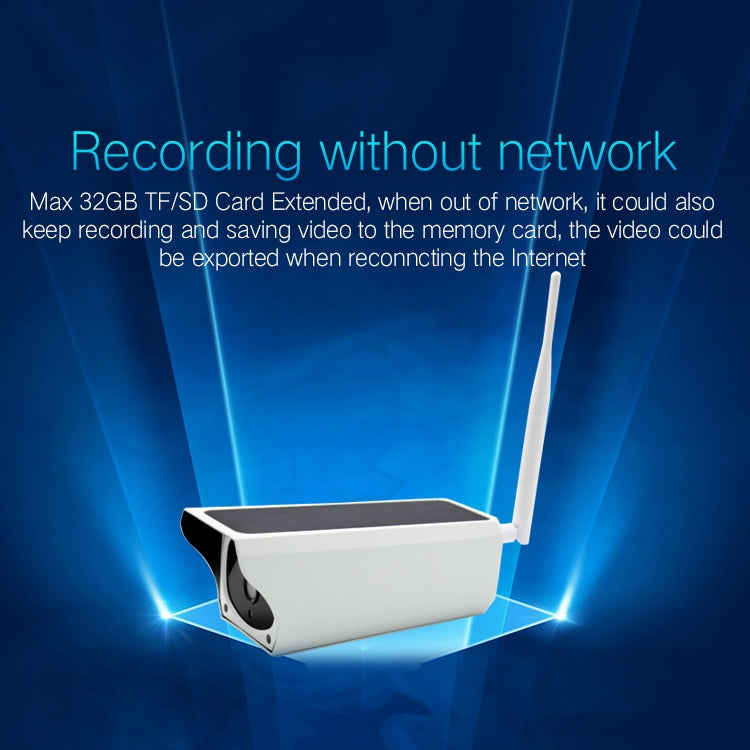 YS-Y4 1080P HD Solar Wifi Battery Camera, Support Motion Detection & Infrared Night Vision & SD Card(Max 32GB) by bashfashion
