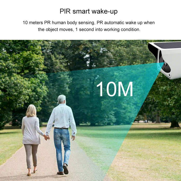 YS-Y4 1080P HD Solar Wifi Battery Camera, Support Motion Detection & Infrared Night Vision & SD Card(Max 32GB) by bashfashion