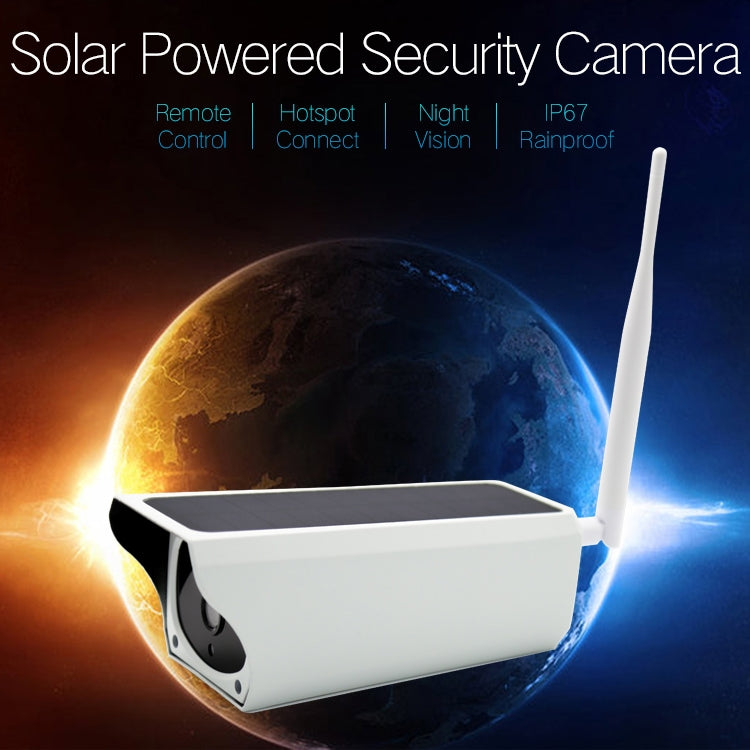YS-Y4 1080P HD Solar Wifi Battery Camera, Support Motion Detection & Infrared Night Vision & SD Card(Max 32GB) by bashfashion