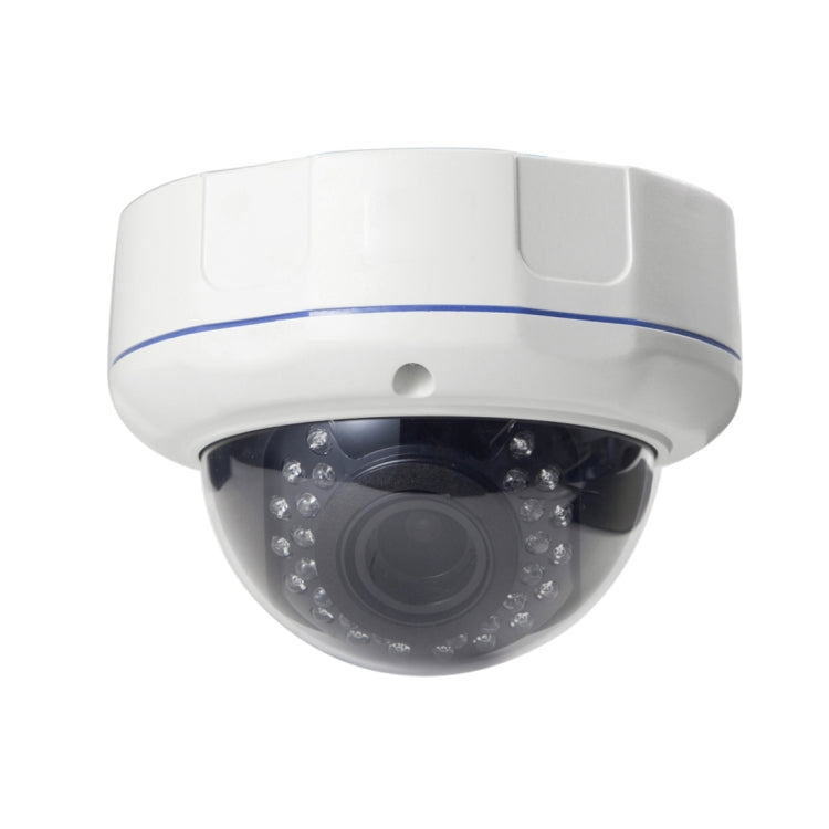 TV-537H5/IP AF POE H.264++ 5MP IP Dome Camera Auto Focus 4x Zoom 2.8-12MM Lens Surveillance Cameras(White) by bashfashion
