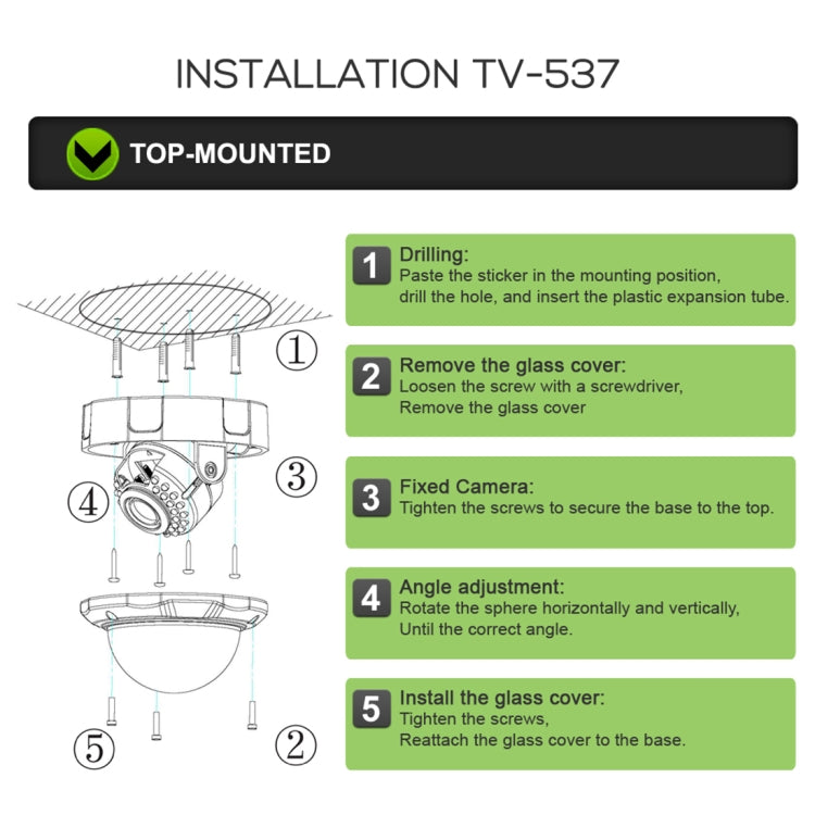 TV-537H5/IP AF POE H.264++ 5MP IP Dome Camera Auto Focus 4x Zoom 2.8-12MM Lens Surveillance Cameras(White) by bashfashion