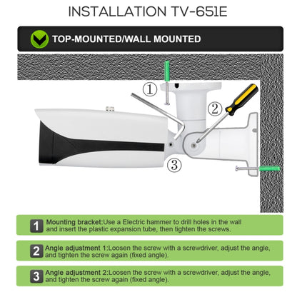 TV-651eH5/IP AF POE H.264++ 5MP IP Camera Auto Focus 4x Zoom 2.8-12MM Lens Surveillance Cameras(White) by bashfashion