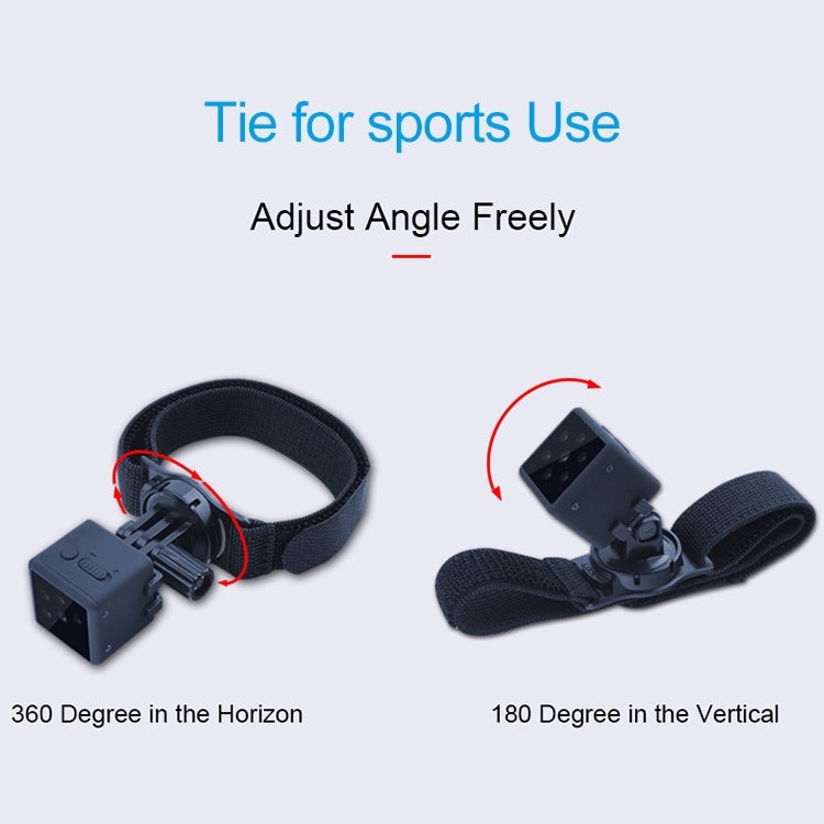 MD25 1080P Wearable Smart HD Camera Wireless Sport Camera, Support Infrared Night Vision / Motion Detection / TF Card by bashfashion