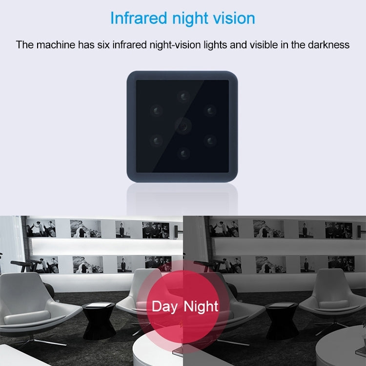 MD25 1080P Wearable Smart HD Camera Wireless Sport Camera, Support Infrared Night Vision / Motion Detection / TF Card by bashfashion