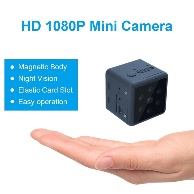 MD25 1080P Wearable Smart HD Camera Wireless Sport Camera, Support Infrared Night Vision / Motion Detection / TF Card by bashfashion