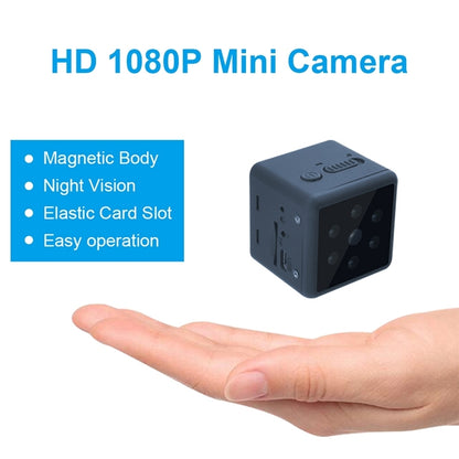 MD25 1080P Wearable Smart HD Camera Wireless Sport Camera, Support Infrared Night Vision / Motion Detection / TF Card by bashfashion