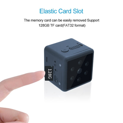 MD25 1080P Wearable Smart HD Camera Wireless Sport Camera, Support Infrared Night Vision / Motion Detection / TF Card by bashfashion