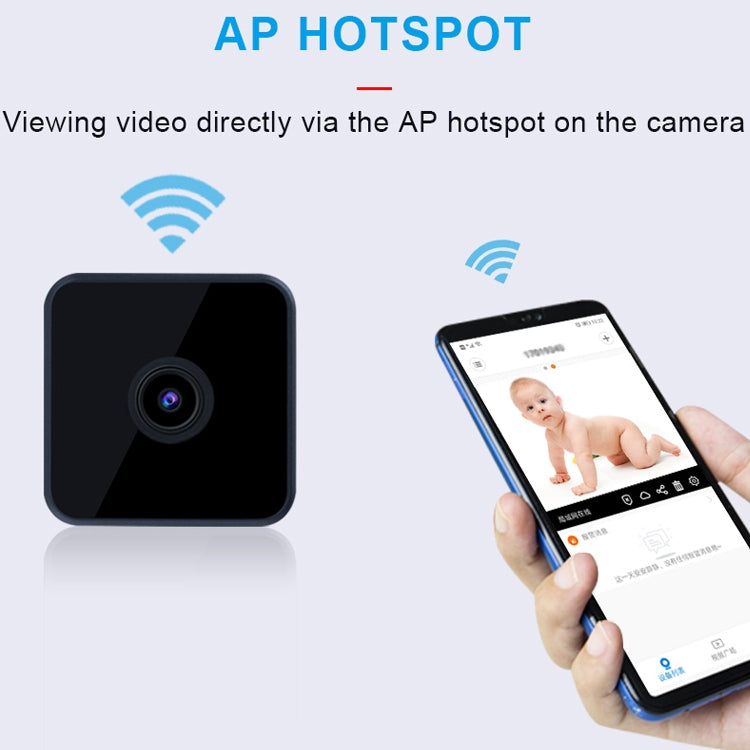 WD9 1080P WiFi Network Remote Monitoring Camera, Support Motion Detection / Infrared Night Vision / Two-way Voice Intercom by bashfashion