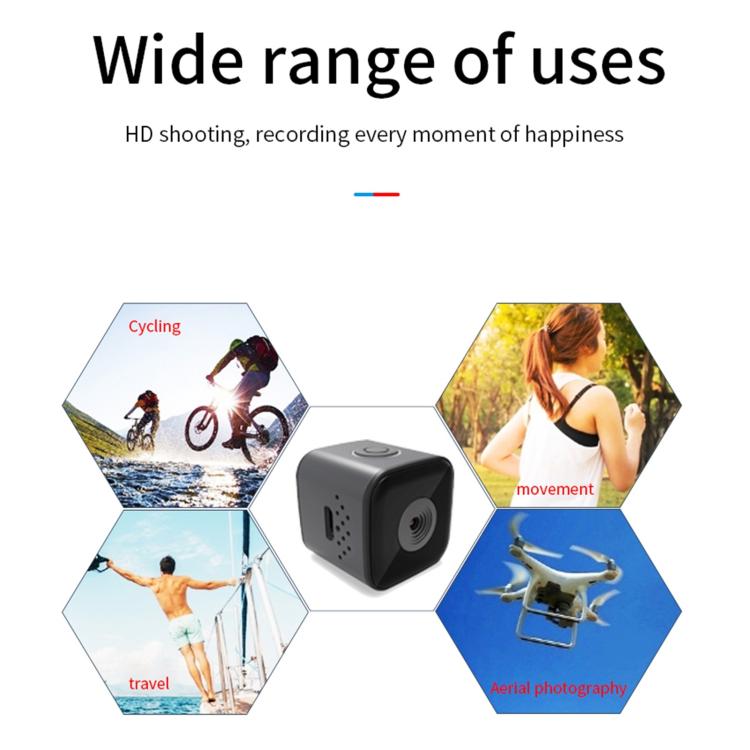 SQ28 1080P Mini Waterproof HD Smart Camera, Support Night Vision by bashfashion