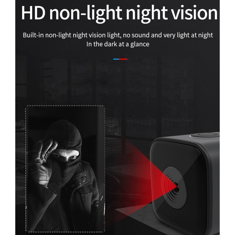 SQ28 1080P Mini Waterproof HD Smart Camera, Support Night Vision by bashfashion