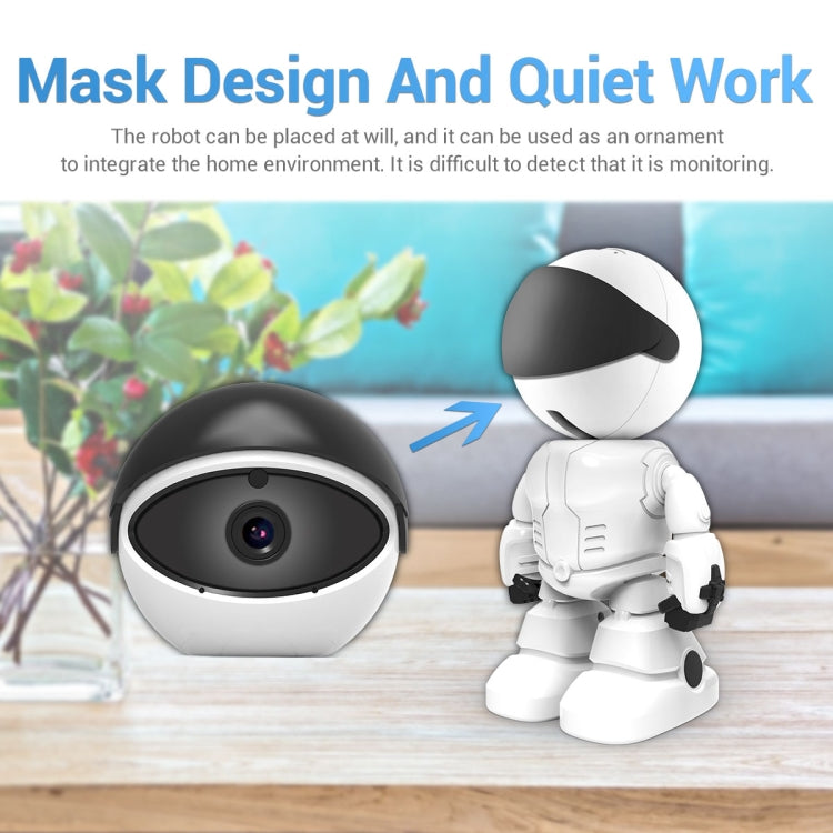 ESCAM PT205 HD 1080P Robot WiFi IP Camera, Support Motion Detection / Night Vision, IR Distance: 10m, US Plug by ESCAM