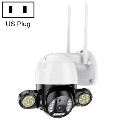 QX55 3.0 Million Pixels IP65 Waterproof 2.4G Wireless IP Camera, Support Motion Detection & Two-way Audio & Night Vision & TF Card, US Plug by bashfashion