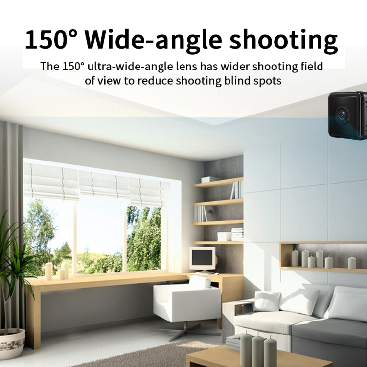 X6D 720P Wireless Home Mini Surveillance Camera, Support Infrared Night Vision & Motion Detection & TF Card (White) by bashfashion