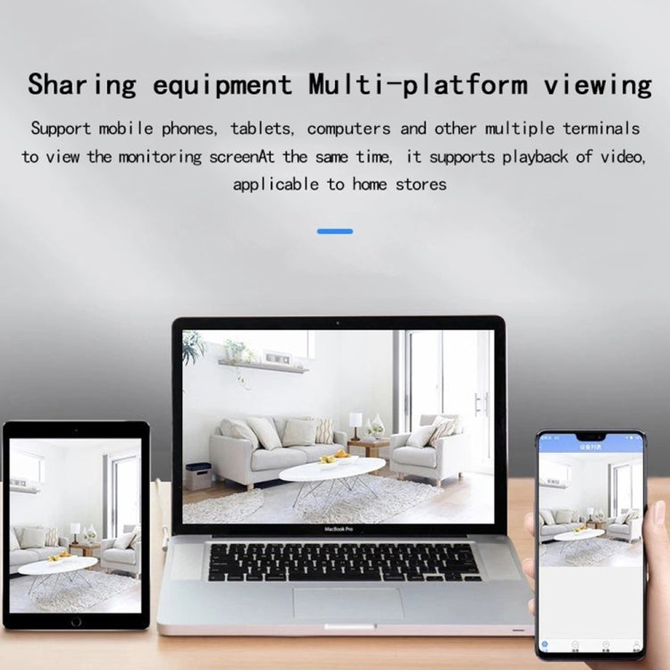 X6D 720P Wireless Home Mini Surveillance Camera, Support Infrared Night Vision & Motion Detection & TF Card (White) by bashfashion