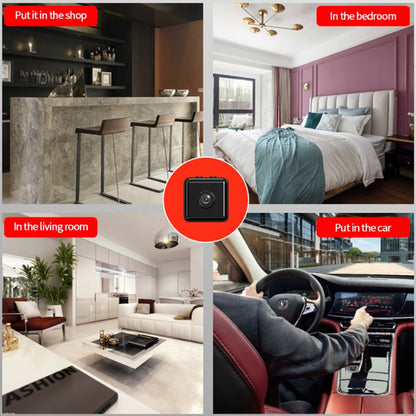 X6D 720P Wireless Home Mini Surveillance Camera, Support Infrared Night Vision & Motion Detection & TF Card (White) by bashfashion