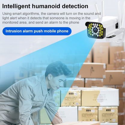 Difang DF-36Q Outdoor HD Surveillance IP Camera, Support Voice Intercom & Night Vision & Human Figure Detection & TF Card, WiFi + HD Fixed Version, EU Plug by Difang