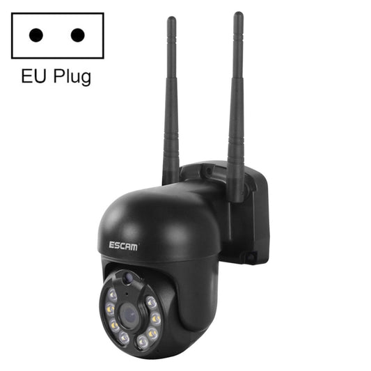 ESCAM WNK610 3.0 Million Pixels Wireless Dome IP Camera, Support Motion Detection & Two-way Audio & Full-color Night Vision & TF Card, EU Plug by ESCAM