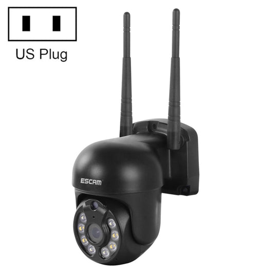 ESCAM WNK610 3.0 Million Pixels Wireless Dome IP Camera, Support Motion Detection & Two-way Audio & Full-color Night Vision & TF Card, US Plug by ESCAM