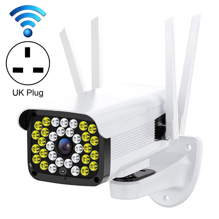 Difang DF-36Q Outdoor HD Surveillance IP Camera, Support Voice Intercom & Night Vision & Human Figure Detection & TF Card, WiFi + HD PTZ Rotation, AU Plug, UK Plug by Difang