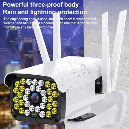 Difang DF-36Q Outdoor HD Surveillance IP Camera, Support Voice Intercom & Night Vision & Human Figure Detection & TF Card, WiFi + HD PTZ Rotation, US Plug by Difang