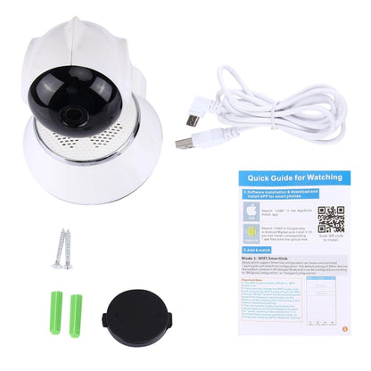 V380 HD 1280 x 720P 1.0MP 360 Degrees Rotatable IP Camera Wireless WiFi Smart Security Camera, Support TF Card, Two-way Voice by bashfashion