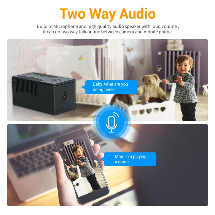 G17 2.0 Million Pixels HD 1080P Smart WiFi IP Camera, Support Night Vision & Two Way Audio & Motion Detection & TF Card, AU Plug by bashfashion