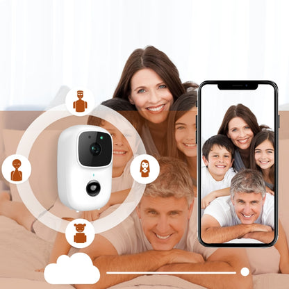B90 Low-power Battery Surveillance Camera, Support Two-way Intercom, TF Card, PIR Human Body Induction by bashfashion
