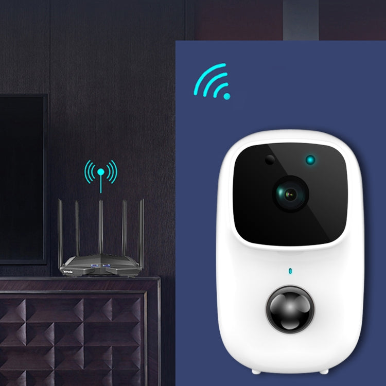 B90 Low-power Battery Surveillance Camera, Support Two-way Intercom, TF Card, PIR Human Body Induction by bashfashion