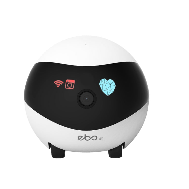EBO SE 1080P HD Smart Home Companion Robot Remote Monitoring Camera, Support Infrared Night Vision & Two-way Voice & TF Card, US Plug by bashfashion