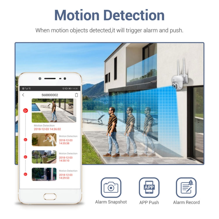 ESCAM WNK718 HD 3.0 Million Pixels 8-channel Wireless + 8IPC Wireless NVR Security System, US Plug by ESCAM