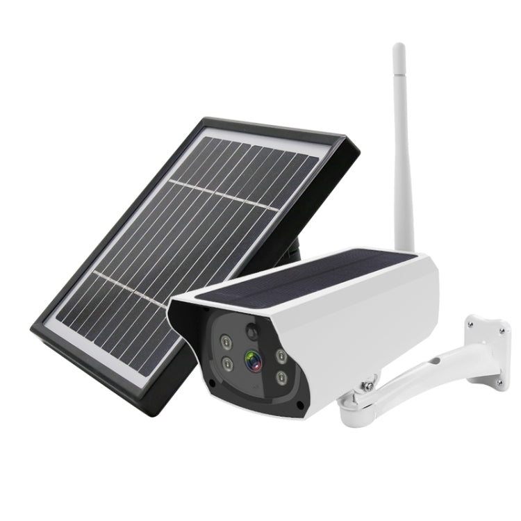 VESAFE Y4P Outdoor HD 1080P Solar Power Security IP Camera, Support Motion Detection & PIR Wake up, IP66 Waterproof(White) by bashfashion
