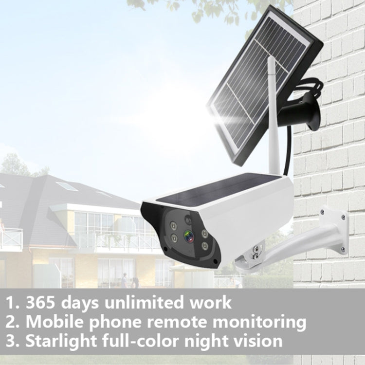 VESAFE Y4P Outdoor HD 1080P Solar Power Security IP Camera, Support Motion Detection & PIR Wake up, IP66 Waterproof(White) by bashfashion