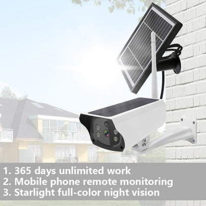 VESAFE Y4P Outdoor HD 1080P Solar Power Security IP Camera, Support Motion Detection & PIR Wake up, IP66 Waterproof(White) by bashfashion