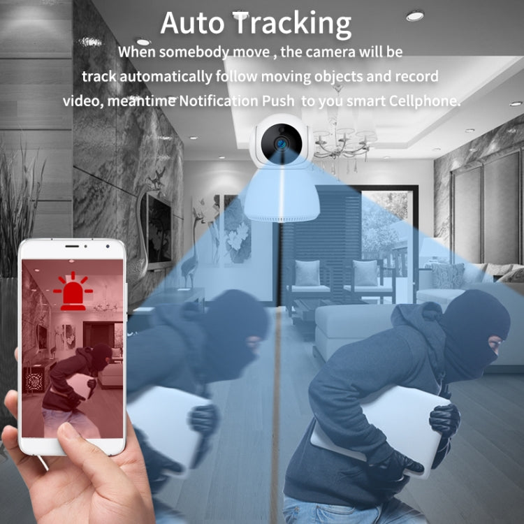 YT24 V380 3.0MP Pan-tilt IP Camera WiFi Smart Security Camera, Support TF Card / Two-way Audio / Motion Detection / Night Vision(US Plug) by bashfashion