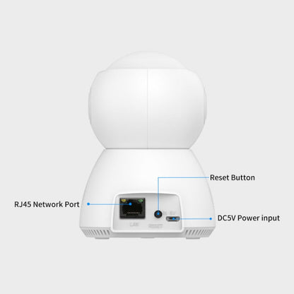 YT24 V380 3.0MP Pan-tilt IP Camera WiFi Smart Security Camera, Support TF Card / Two-way Audio / Motion Detection / Night Vision(US Plug) by bashfashion