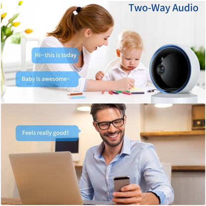 YT50-2 3.0MP 360 Rotation IP Camera WiFi Smart Security Camera, Support TF Card / Two-way Audio / Motion Detection / Night Vision(US Plug) by bashfashion