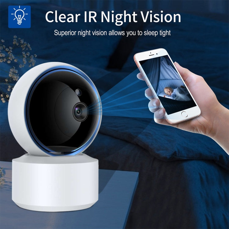 YT50-2 3.0MP 360 Rotation IP Camera WiFi Smart Security Camera, Support TF Card / Two-way Audio / Motion Detection / Night Vision(UK Plug) by bashfashion
