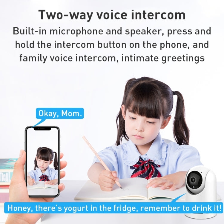 YT64 ICSEE 1080P Pan-tilt WiFi Smart IP Camera, Support TF Card / Two-way Audio / Motion Detection / Night Vision (US Plug) by bashfashion