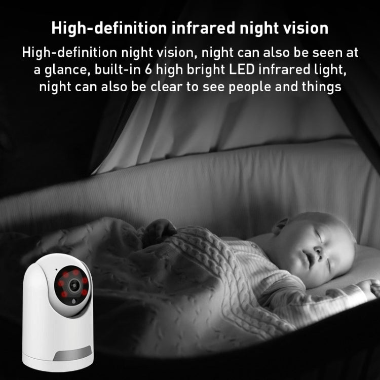 YT64 ICSEE 1080P Pan-tilt WiFi Smart IP Camera, Support TF Card / Two-way Audio / Motion Detection / Night Vision(EU Plug) by bashfashion