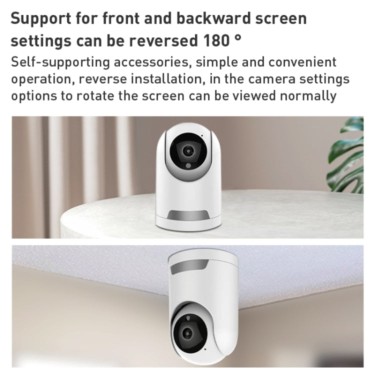 YT64 ICSEE 1080P Pan-tilt WiFi Smart IP Camera, Support TF Card / Two-way Audio / Motion Detection / Night Vision(EU Plug) by bashfashion