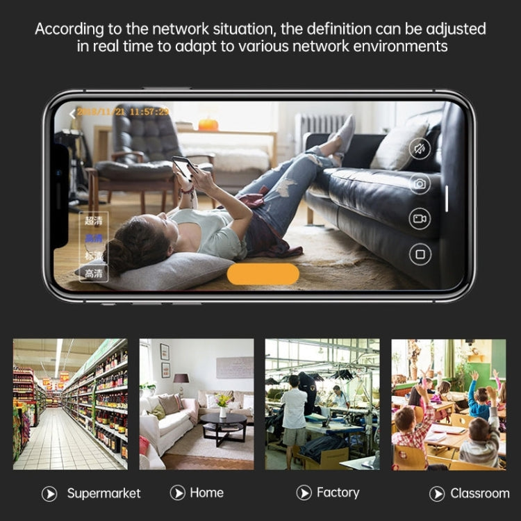 A9 1080P WiFi Wireless Network Camera Wide-angle Recorder (Black) by bashfashion