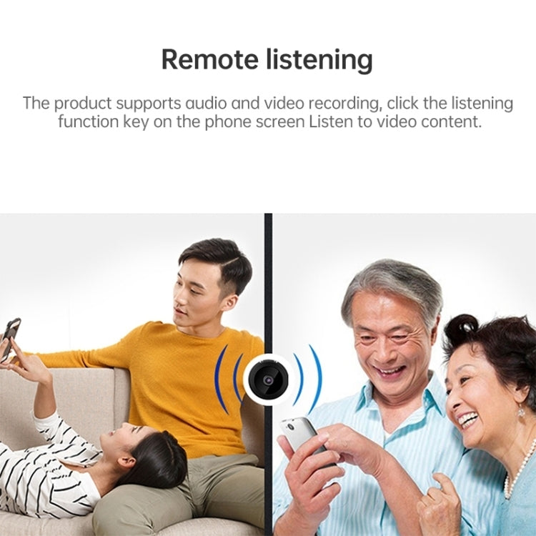 A9 1080P WiFi Wireless Network Camera Wide-angle Recorder (Black) by bashfashion